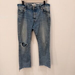 Moussy Blue Vintage Distressed Women’s Jeans